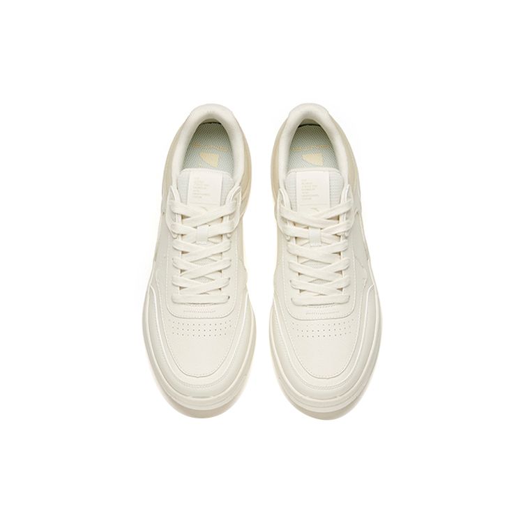 Anta Low Top Skate Shoes Men Shoes White Yellow 912118081-2