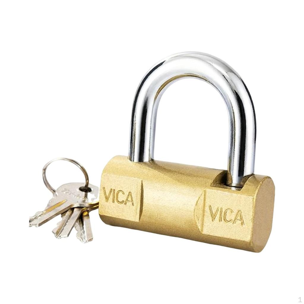 Heavy Duty, Metal Padlock with Key And , Ideal for Storing Small Items In Drawers, Cabinets,