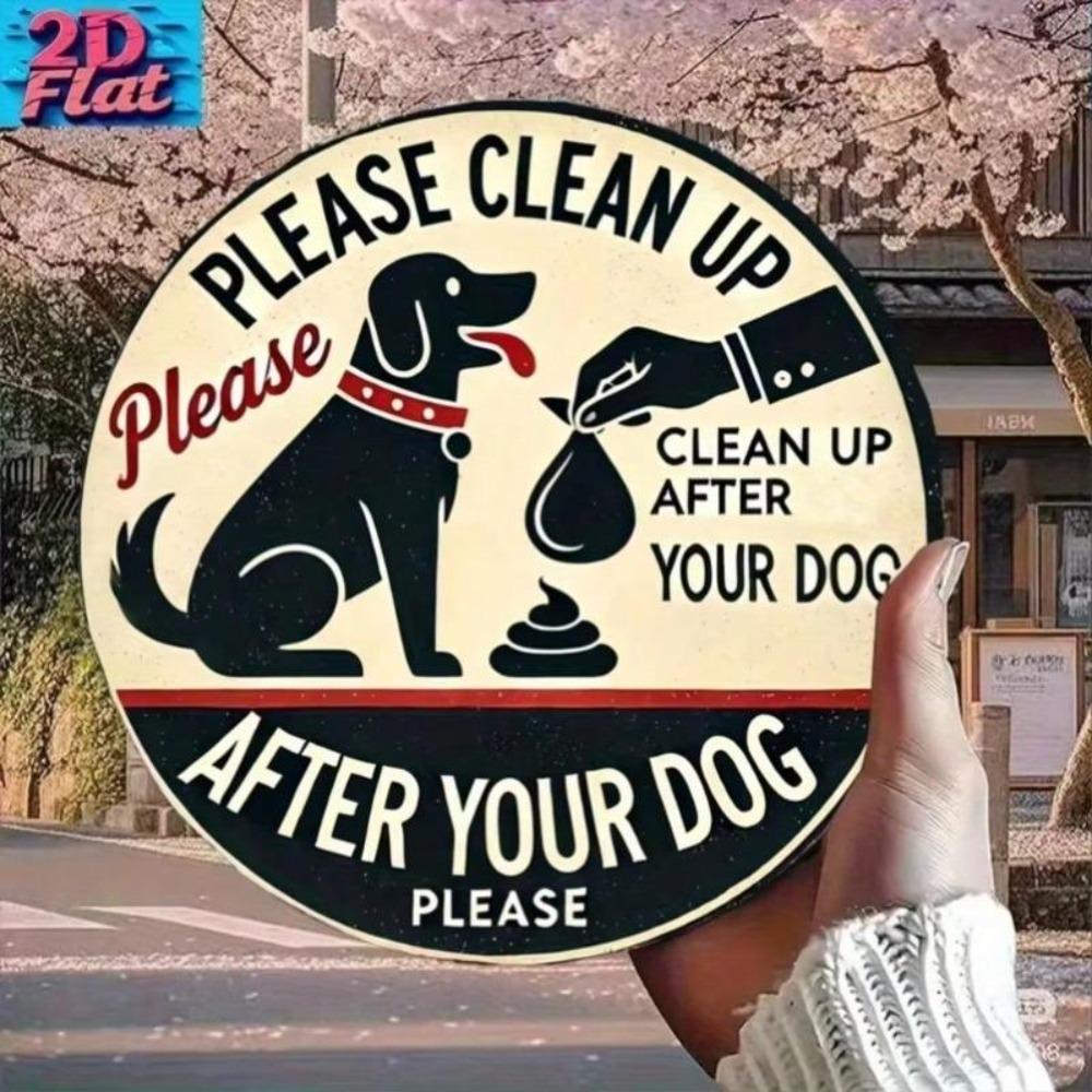 Keep It Clean Vintage Metal Sign Funny Pet Wall Decor Home Garage Cafe Gift