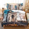 Building Famous Landscape Bedding Set For Bedroom Soft Bedspreads For Bed Home Comfortable Polyester Duvet Cover With Pillowcase