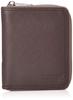 Howell Bound Edge Round Zipper Vertical Folding Wallet MHMW0AS3 Chocolate [Margaret Idea]