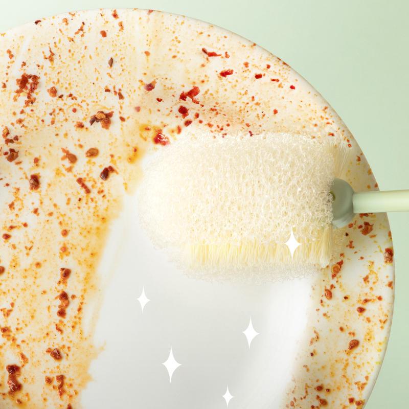 Houbičkový kartáč na poháry Kuchyňský čisticí nástroj Dlouhá rukojeť Sklenice na pití vína Láhev Sklenice Mytí Čisticí kartáč