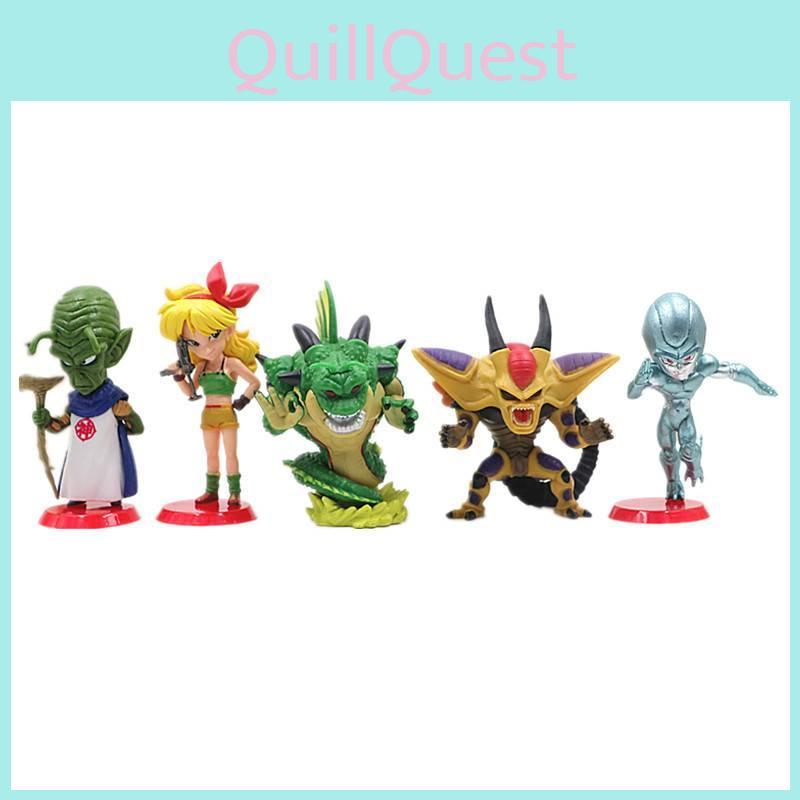 Dragon Ball Actionfiguren Set mit 10 Figuren mit Goku Gohan Vegeta Trunks und Majin Bunte Sammlerstatuen