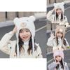 Childrens Cute Animal Pattern Knit Cap With Windproof Features For Winter Activities