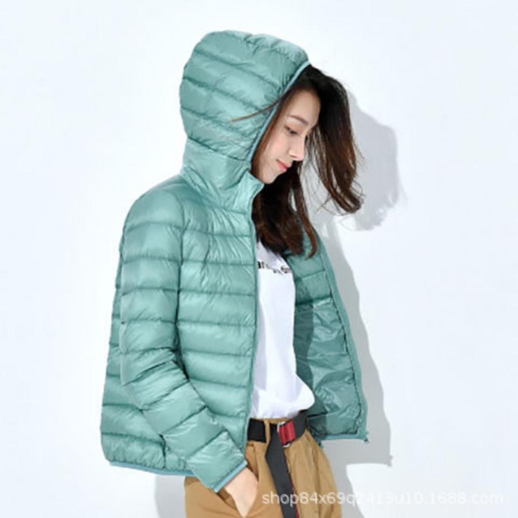 Cotton Padded Women's New Short, Lightweight, Thick, Warm, Slim Fit Korean Version Silk and Cotton Fashionable Jacket Without Storage Bag