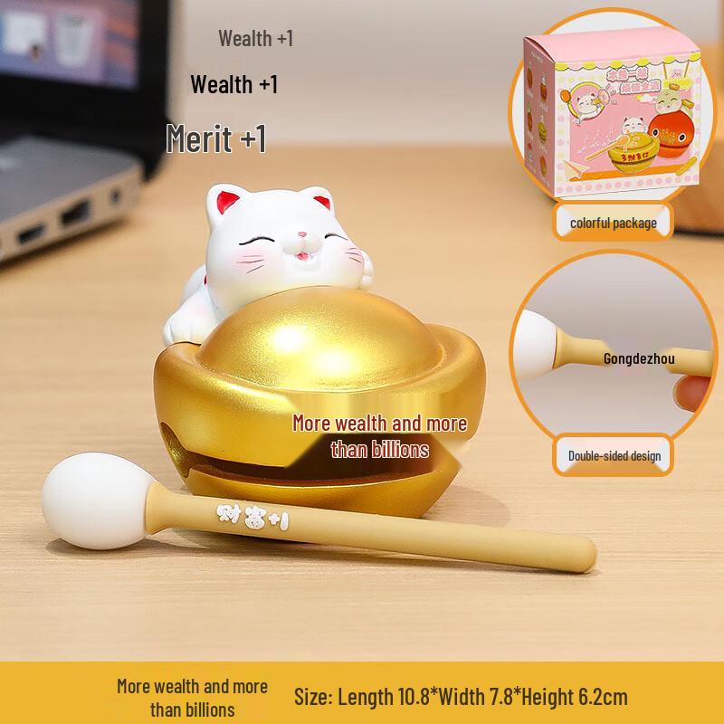 Cute Wooden Fish Desk Ornament