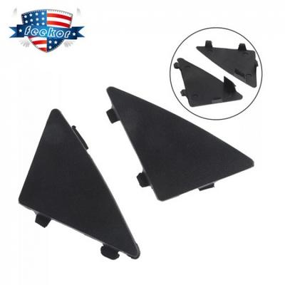 Tow Hook Eye Cover Triangle Caps Front Bumper Pair for 2014-2016 Mazda 3