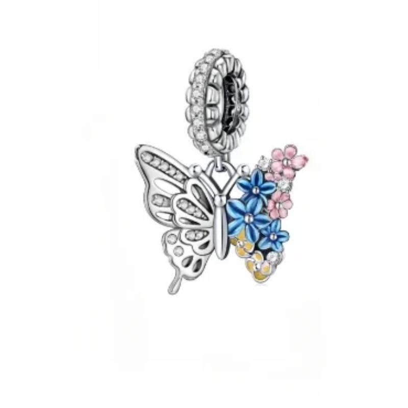 Copper Fashion Squirrel Maple Leaf Autumn Series Charms Beads Fit Original Bracelets Diy Jewelry Making