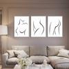 Abstract Canvas Painting Line Naked Woman Wall Art Poster Nordic Posters And Prints Minimalist Wall Pictures Bedroom Decoration