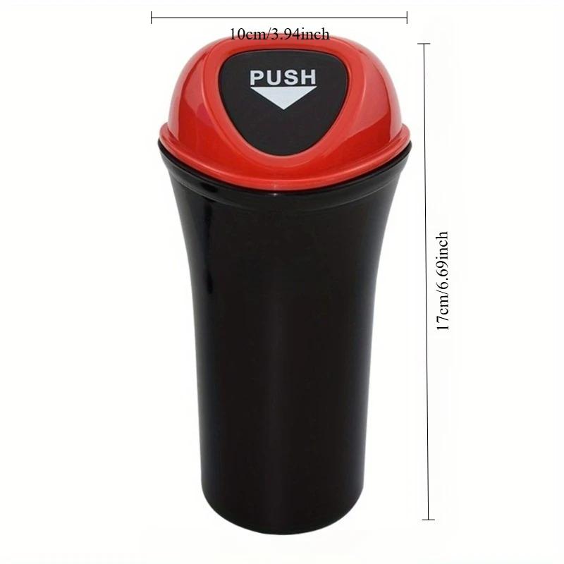 1PC Mini Car Storage Bin, Triangle Car Trash Can
