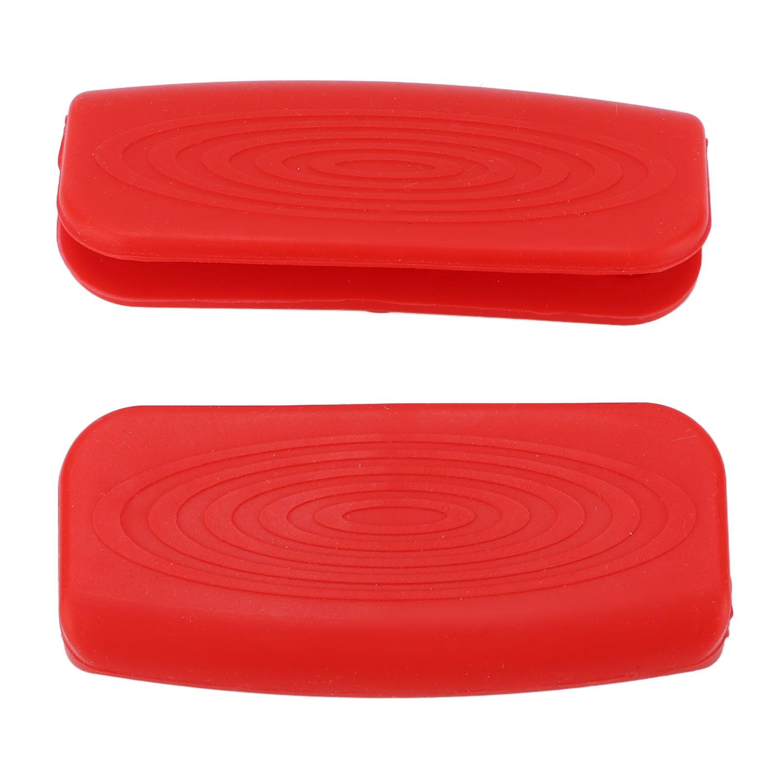 2PCS Silicone Pot Handle Holder Pot Holder Sve Ht Insulated Skillet Handle Cover for Kitchen Cooking Baking