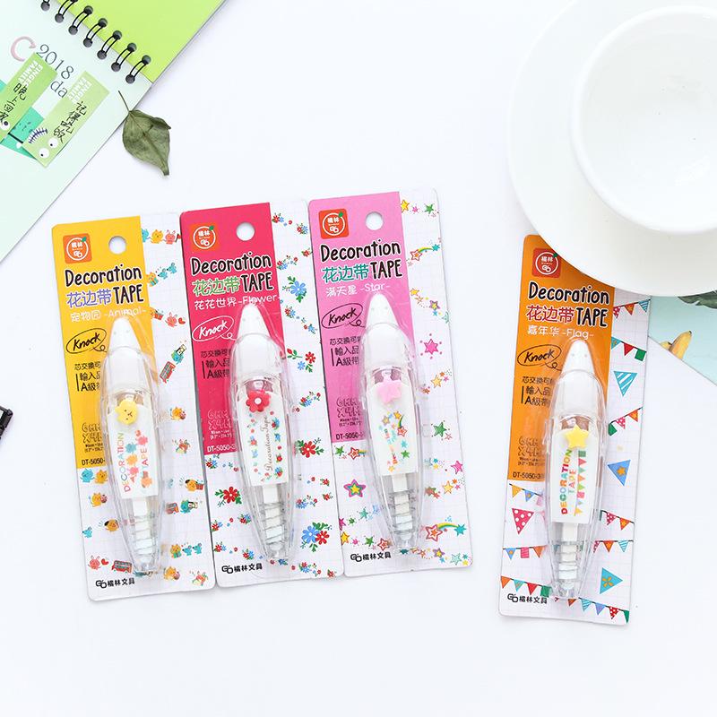 Cute Animal Correction Tape Lace Deco Adhesive Masking Tapes for Note Book Sticker Scrapbook