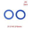 2Pcs PU Hydraulic Oil Seals with Single Lip Radial Shaft for Equipment Repair