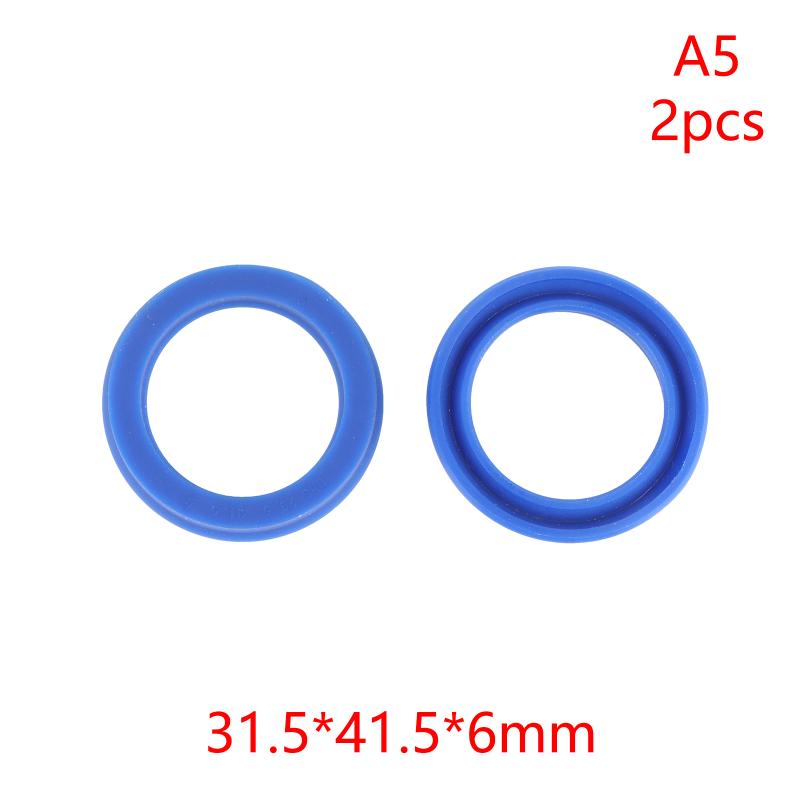 2Pcs PU Hydraulic Oil Seals with Single Lip Radial Shaft for Equipment Repair
