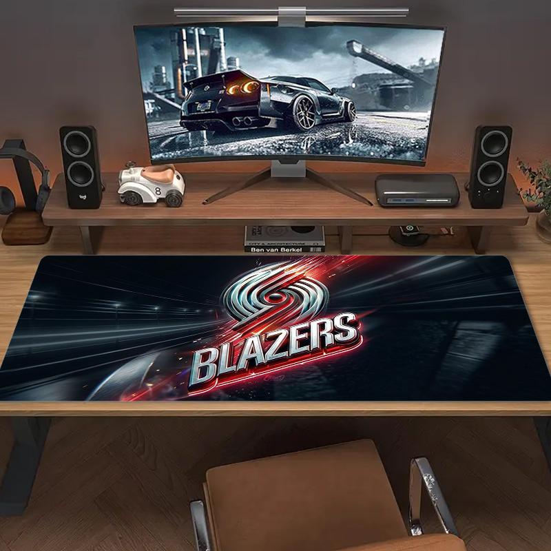 Portland Trail Blazers Mouse Pad Large Gaming Table Cushion Nonslip Laptop Tablet Big Mousepad Xxl Mat Mini Pc Playmat With Lock Edge