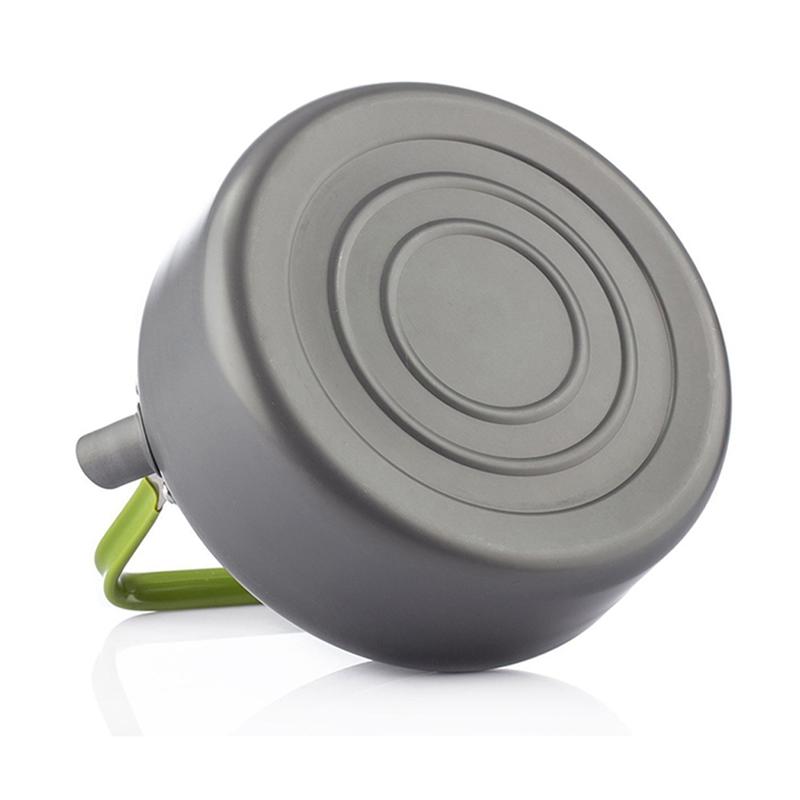 Aluminum Alloy Tea Portable Water Kettle Outdoor Camping Coffee Pot Teapot Indoor Picnic Hiking Pot 1.2L