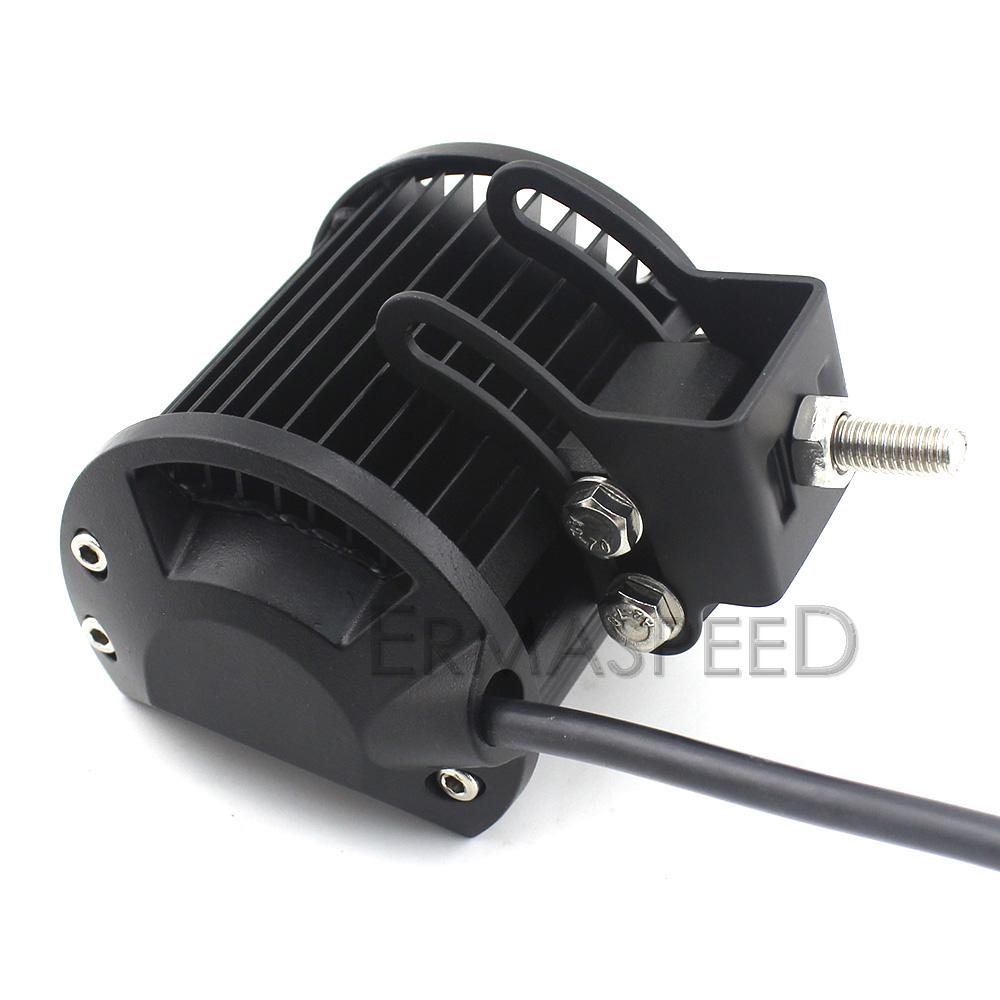 2Pcs Motorrad LED Scheinwerfer 18W IP67 Wasserdichte Arbeits Licht LED Scheinwerfer Nebel Lichter Motorrad Scheinwerfer Für Off Road moto