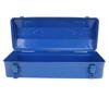Blue Toolbox Metal Structure High Load Bearing Portable Tool Storage Organizer for Workshop Garage Car Job Site 410