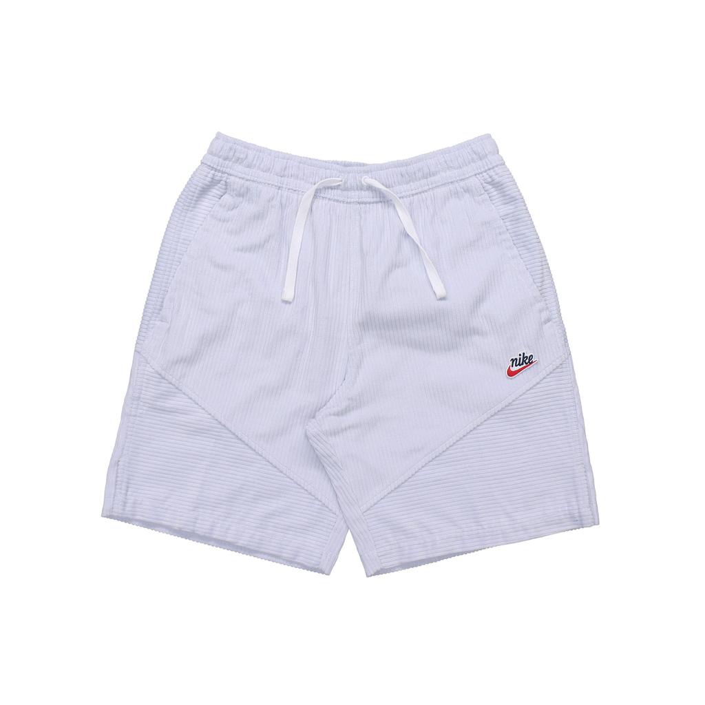 Nike Sportovní oblečení Heritage Windrunner Patchworkové manšestrové šortky Pánské spodní díly Platinové DA0030-043