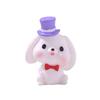 1/6 Figurine Miniature Funny Cute Rabbit Micro Landscape Ornaments For Hoom Decorations DIY Office Desk Accessories Room Decor