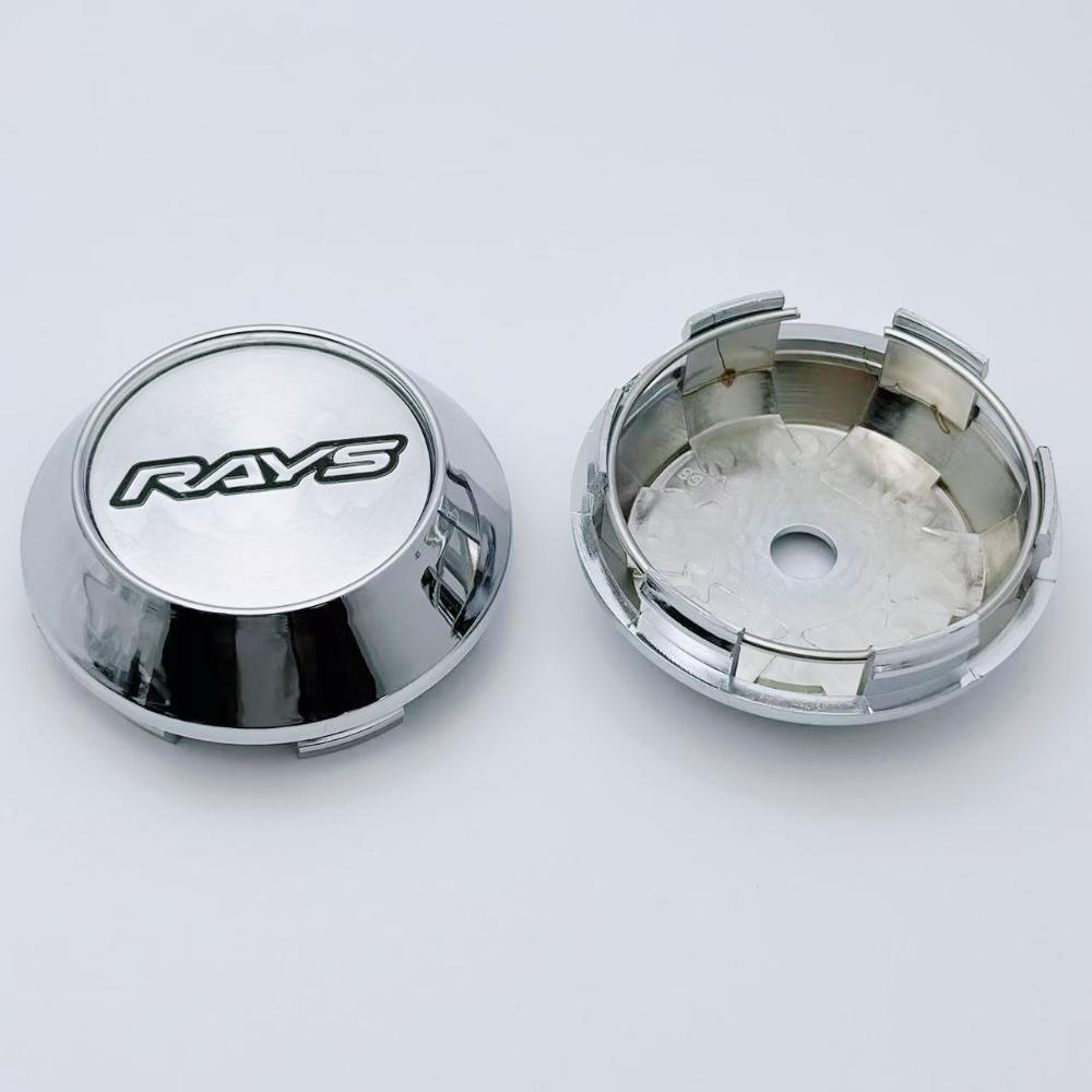 

4pcs 60mm 64mm 65mm 68mm 69mm Rays Logo Emblem Car Wheel Center Caps Accessories for RAYS Wheels Hub Rim Hubcaps Cover Replace Rays Badge&4pcs 60mm High Caps