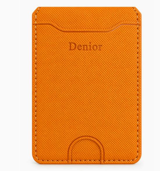 

DeniorPU Faux Leather Diamond Pattern Magnetic Flip Wallet Phone Case for Apple & Huawei оранжевый