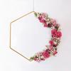 DIY Heart Shape Wreath Frame Wooden Base Wedding Flower Garland  Valentines Day