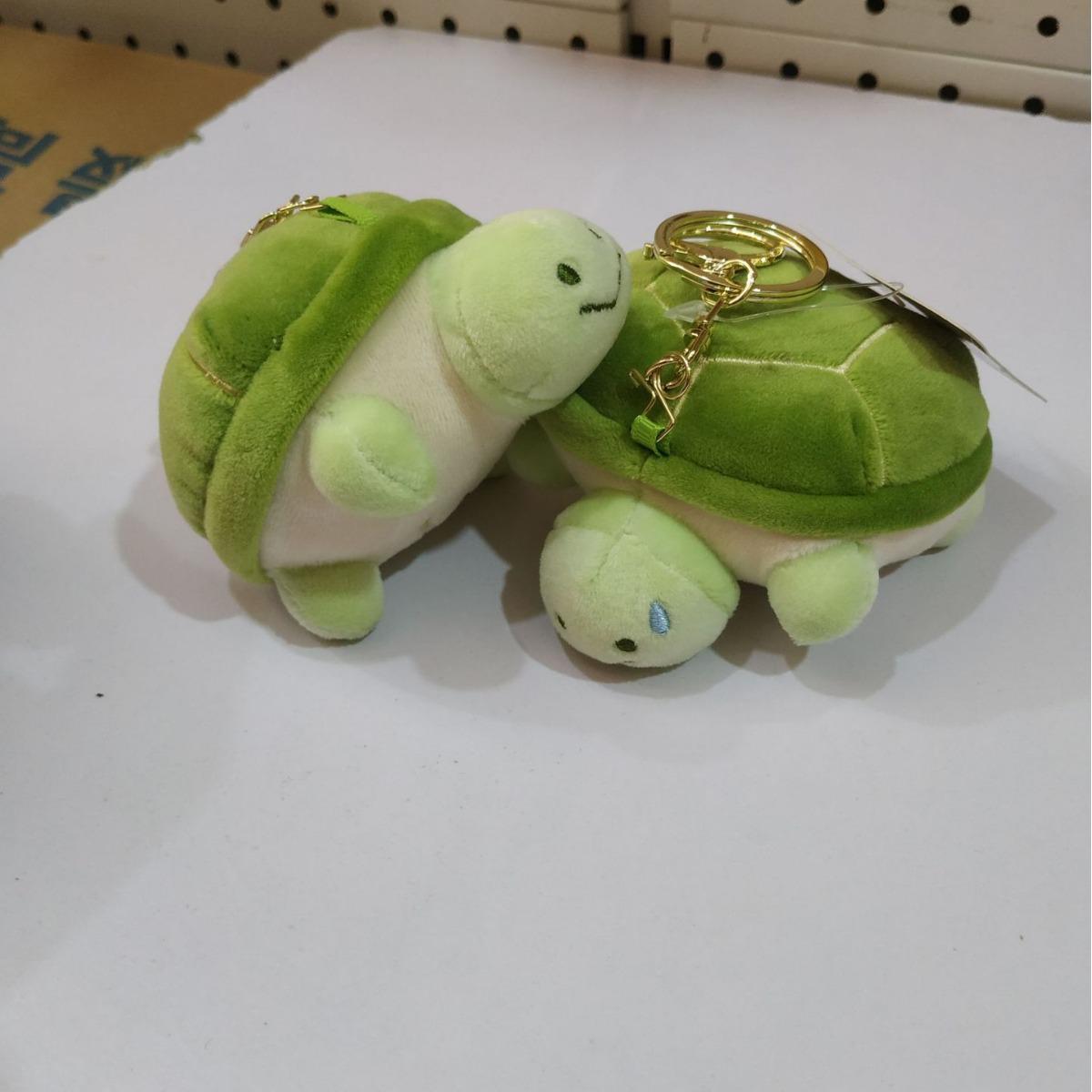 

Creative Cartoon Turtle Egg Plush Keychain Pendant 10 cm зелений