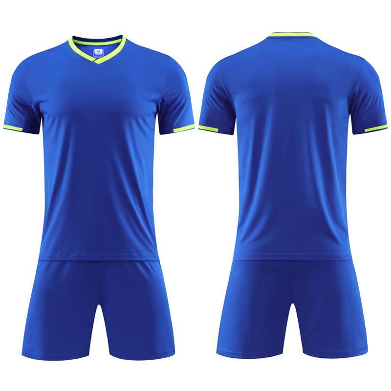 Football Suit Men'S Football Sports Clothing Children'S Training Clothes Short-Sleeved Football Jersey Team Uniform