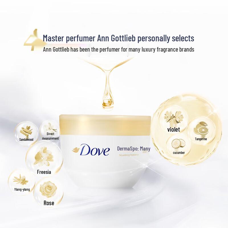 DOVE Nährende & Aufhellende Körperlotion 300ml