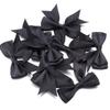 10Pcs Beige Purple Polyester Ribbon Bows Double Deck Bow Patch DIY Gift Clothes Decoration