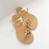 Summer Slippers Women Sandals Fashionable and Simple, Slim with Rhinestones, Flat Bottomed, Clip On Sandals for Women