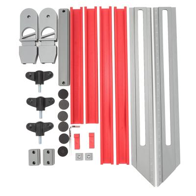 Plantilla de Peldaño de Escalera Herramienta de Aleación de Aluminio Medidor de Peldaño de Escalera Herramienta de Medición para Medir con Precisión