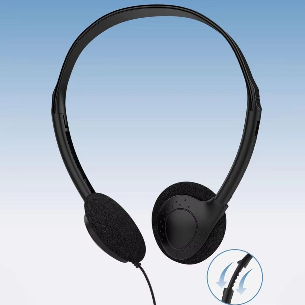 3.5MM Cellular Wired Headset Wired Wired Headworn Earphones Headphone Headworn Wired Headset  Gift