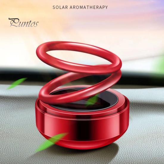 Difuzor de aromoterapie de parfum pentru mașină cu energie solară Odorizant de aer cu rotație de 360 ​​de grade Decor interior pentru bordul auto