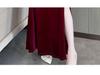 Elegant Velvet V-Neck Slit Maxi for Nightclub