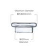 Inmeet Whiskyglas Verkostungskappe, Glasdeckel/Glasbecherdeckel/Hohes Borosilikatglas