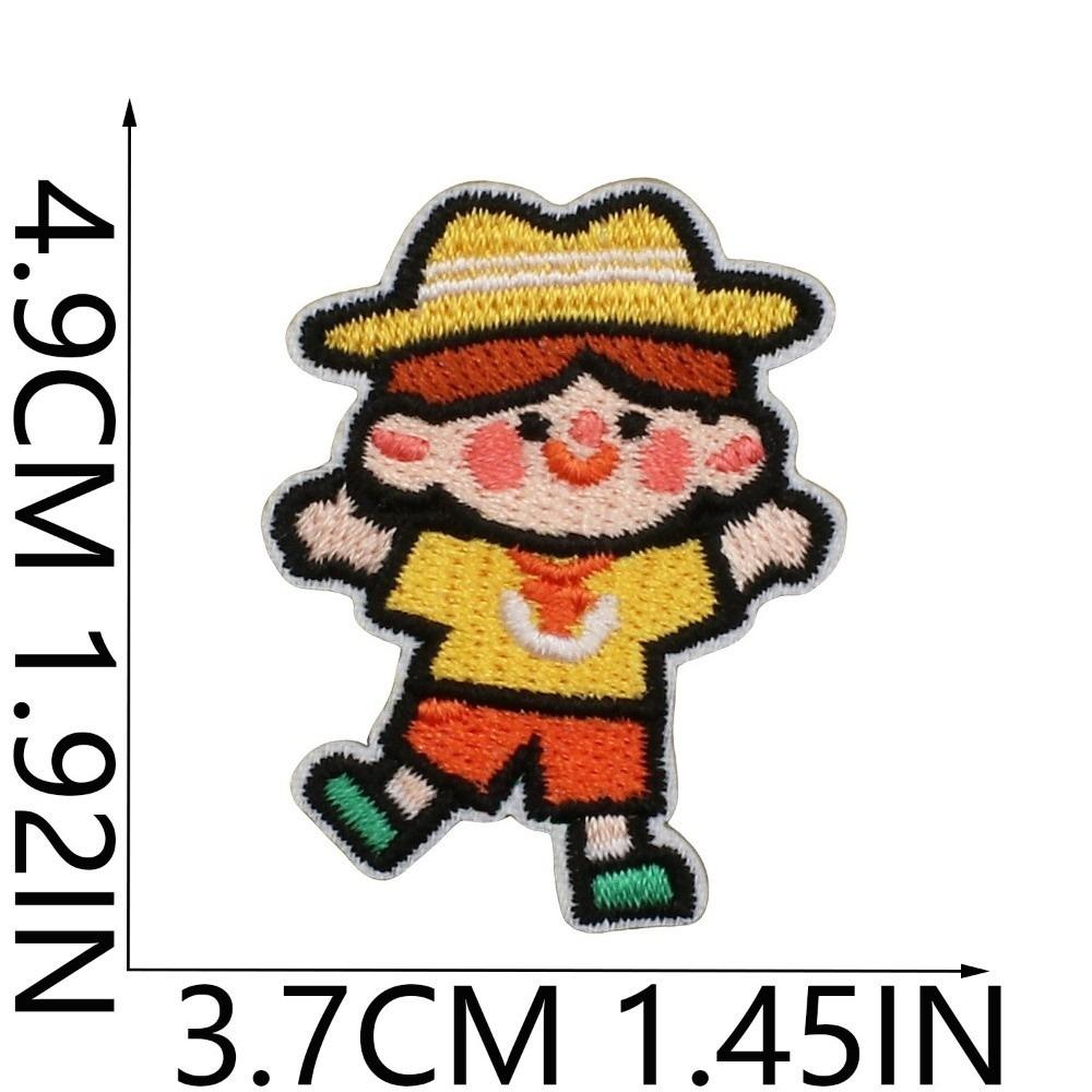 Cartoon Embroidered Patches DIY Style Embroidery Badge Patches Clothes Decor Emblem Badge Boy Girl