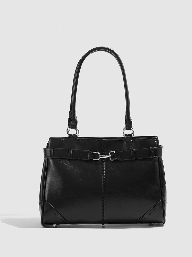 

High-end fashion underarm shoulder bag 2025 new commuter versatile large-capacity portable tote bag women чёрный