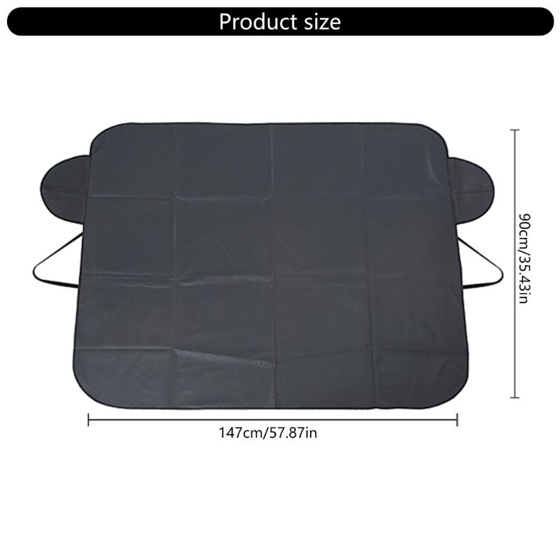 Car Windshield Cover Ice Shielding Blanket Vehicle Windscreen Protector Winter Snow Protector Simple Installation