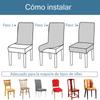 11 Colors Waterproof Chair Cover for Dining Room,stretch Solid Chair Protector for Banquet ,wedding,party,office Chair Slipcover