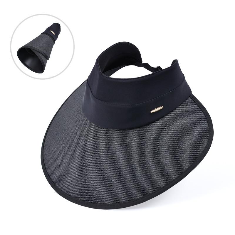 Summer Sun Hat Wide Brim Sunshade Hat For Women With Breathable Polyester