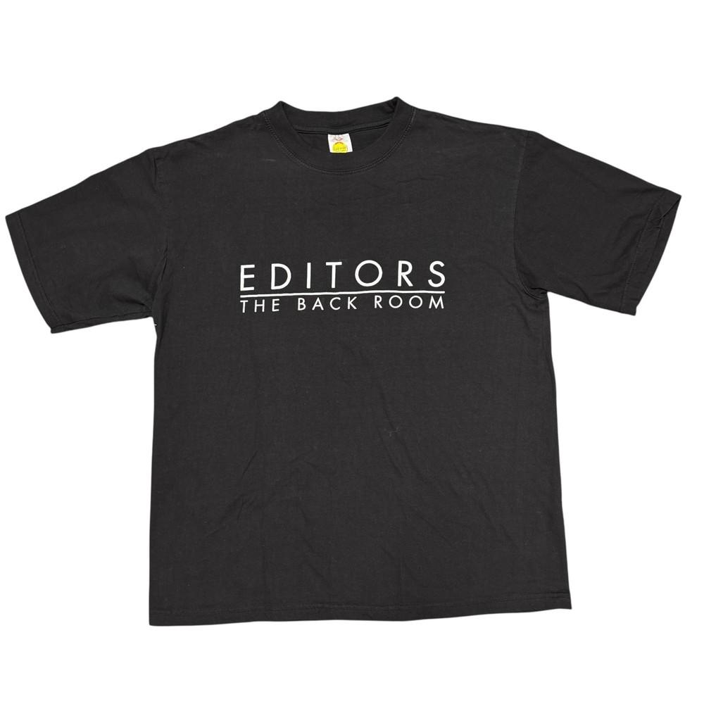 

Editors Shirt Vintage Band T Shirt Indie Rock Arctic Monkeys The Strokes Oasis Unisex T-Shirt S