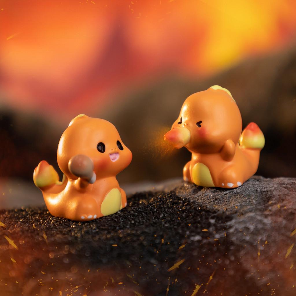 Adorable Resin Cartoon Dragon Figurines Miniature Desk Ornaments Blind Box Set