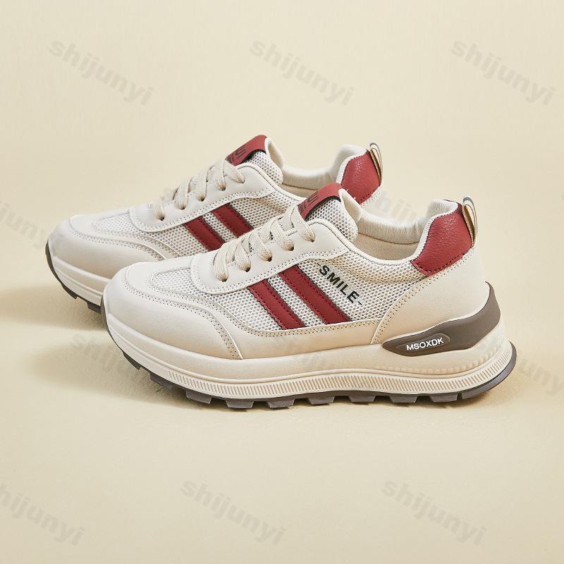 Women Casual Sneakers 2026 Autumn Comfortable Non Slip Outdoor Running Shoes Fashion Thick Sole Leisure Breathable Walking Shoes
