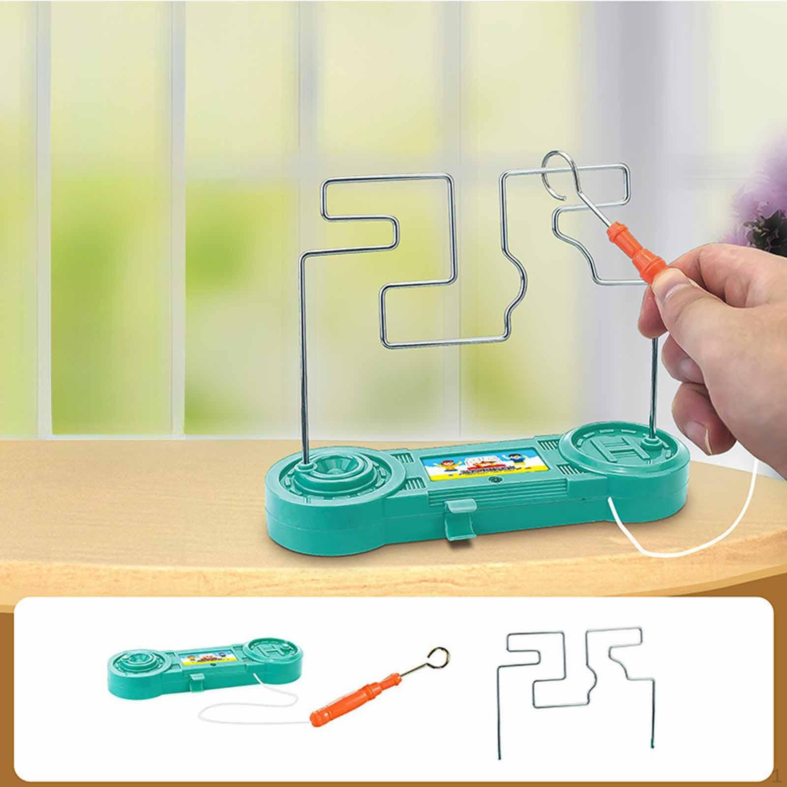 

Электрический лабиринт, игрушка-шок, развивающие научные игрушки, универсальная стабильная сенсорная игра-головоломка, проволока для 17cmx5cmx13cm