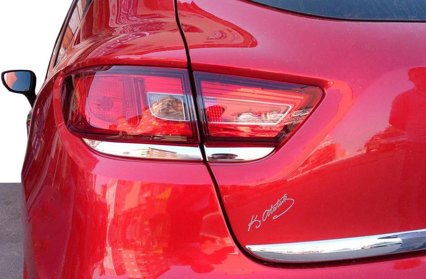 

Накладка на задние фонари (2 шт, нерж.) для Renault Clio IV 2012-2019 гг