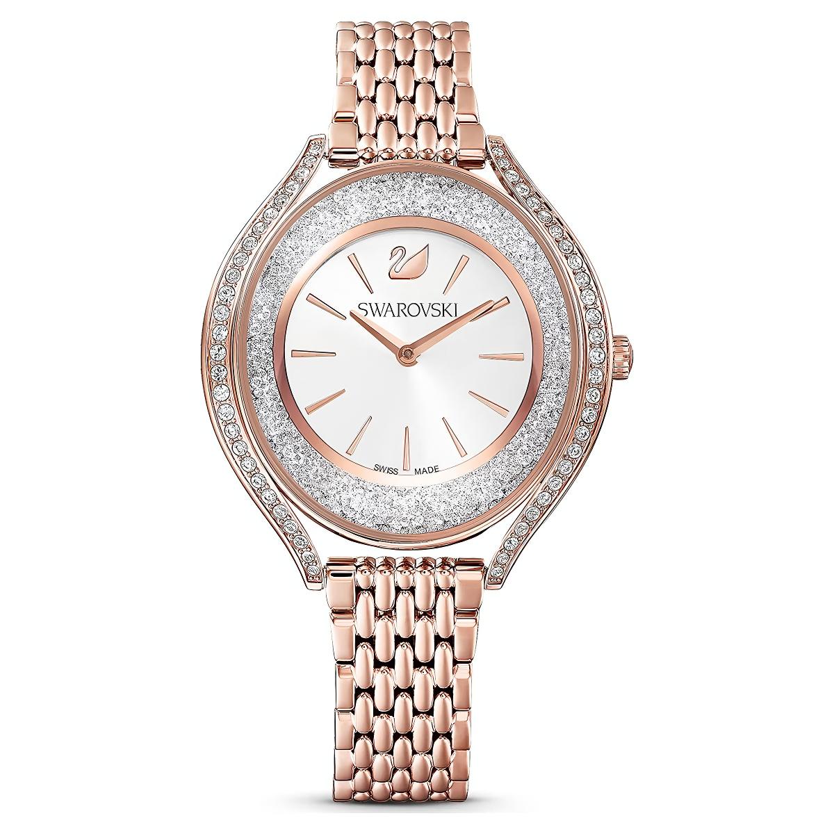 Swarovski 5519459 Crystalline Aura Roségold Damenarmbanduhr 35.5