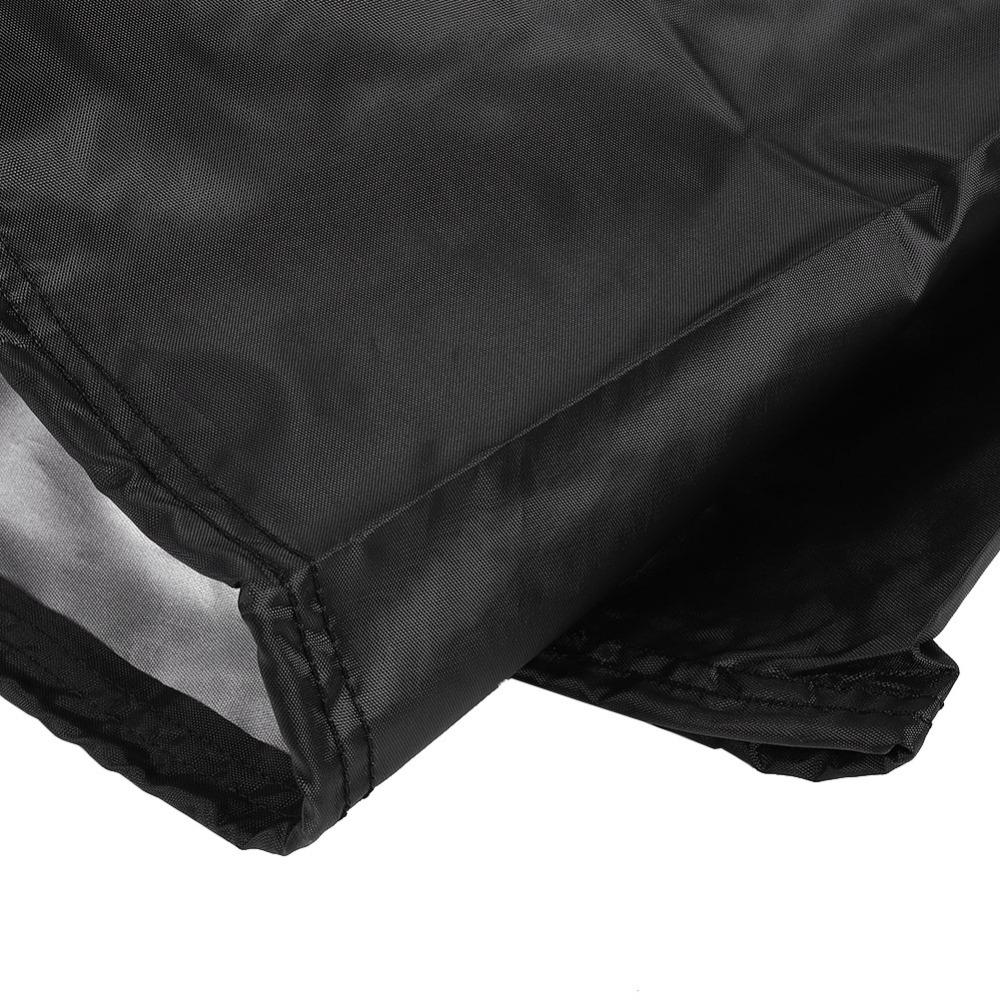 Oxford cloth Chaise Lounge Chair Cover Dust-Proof Black Waterproof Chaise Lounge Cover Folding Outdoor Chaise Lounge Cover
