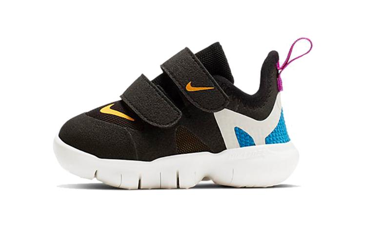 

Nike Free RN 5.0 Low top Running Shoes Black Yellow Infant And Toddler AR4146-003 22